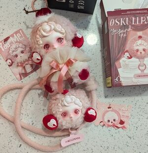 Bundle POP MART You Found Me Moldy Muffin Phone Lanyard And Plush Pendant